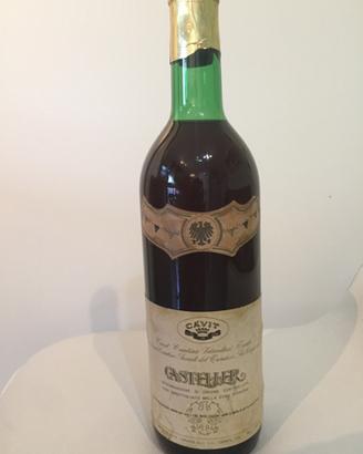 Antica bottiglia vino CASTELLER Cavit del 1974