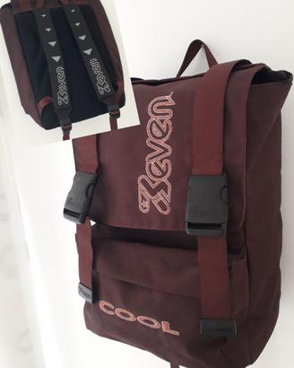 Zaino Seven Compact viola vintage - Made in Italy