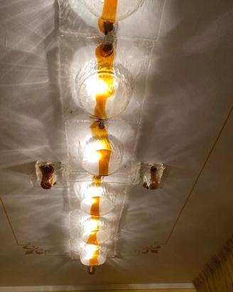 Lampadari in vetro di murano a firma toni zuccheri