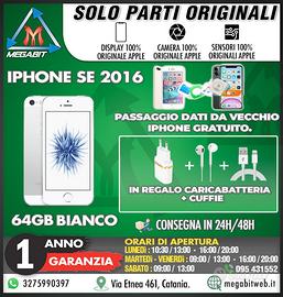 Iphone se 2016 64gb bianco - totalmente originale