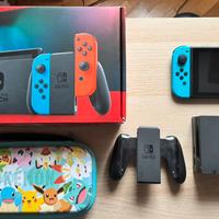 Nintendo Switch 1 con accessori e custodia Pokémon