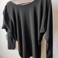 blusa donna nera Sinequanone 