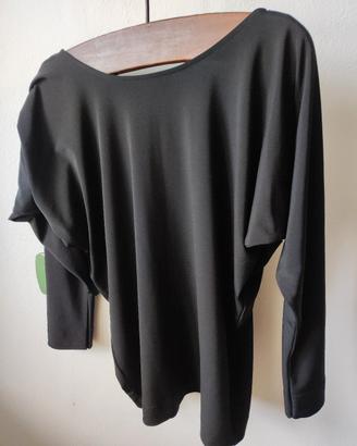 blusa donna nera Sinequanone 