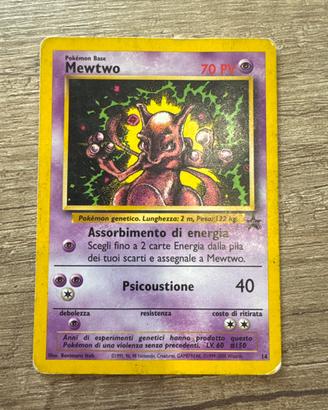 Carta pokemon promo mewtwo