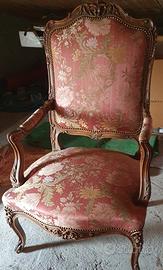 poltrona barocco piemontese