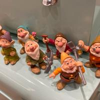 Sette 7 Nani collezione Walt Disney bullyland