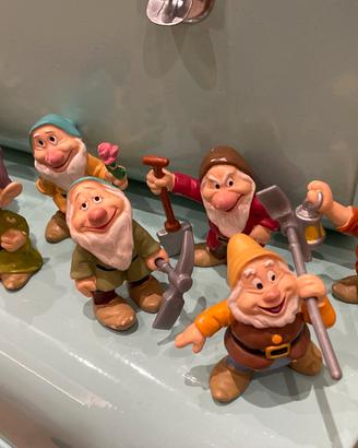 Sette 7 Nani collezione Walt Disney bullyland