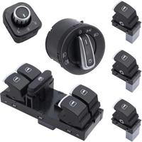 KIT 6 PEZZI PULSANTIERA DEVIO LUCI GOLF 5 V
