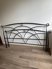 Letto matrimoniale in ferro battuto