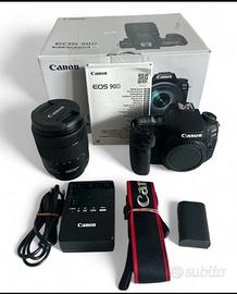 canon EOS 90D kit obbiettivo ef-s 18-135mm IS USM
