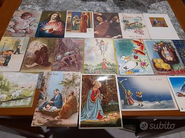 85 cartoline di natale,pasqua, santi,citta,sacre