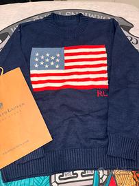maglione bandiera americana
