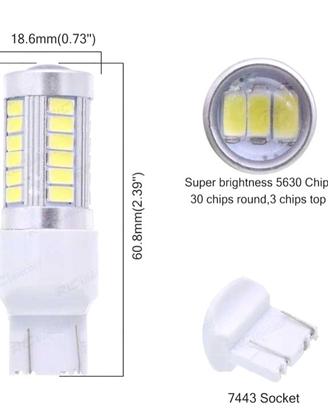 LAMPADA LED T20 BIANCA 33 LED SMS CANBUS