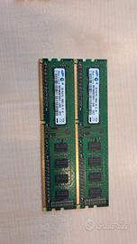 moduli di memoria RAM Samsung DDR3 2gb per.modulo