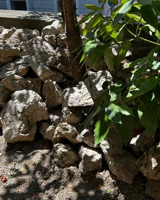 Pietre naturali da giardino (circa un bancale)