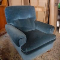 Poltrona velluto cotone