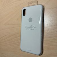 Cover iPhone Apple XSMax Silicone case Bianco