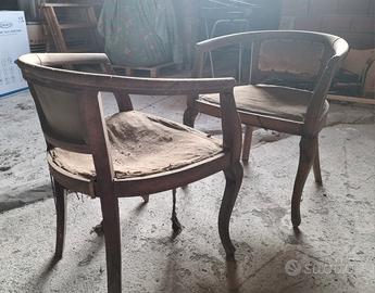 2 poltroncine prima metà del 900
