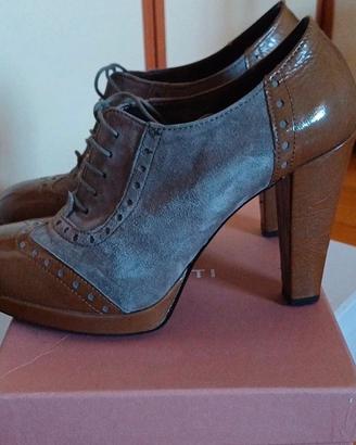 Francesina scarpe donna con tacco