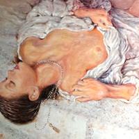 dipinto olio su tela,cm 80 x 60