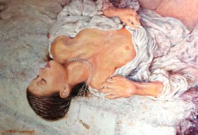dipinto olio su tela,cm 80 x 60