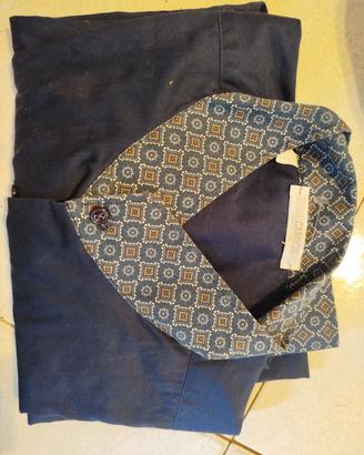 nara camicie , camicia blu 