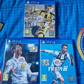 Lotto FIFA 17, 18 e 19 per PS4 