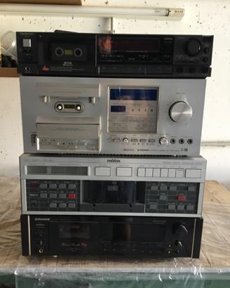 Cassette deck per riambi o da revisionare