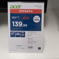 Acer Monitor FHD 1ms, 75hz
