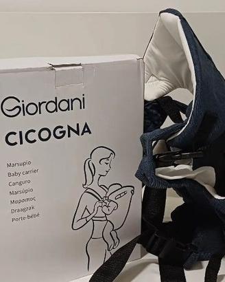 marsupio 3 in 1 - giordani modello cicogna 