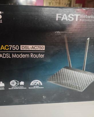Modem router Asus DSL-AC750