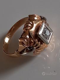 Anello oro d'epoca