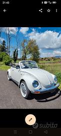 Maggiolone cabrio  targa oro 