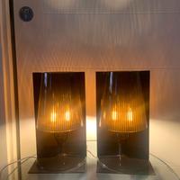 coppia Kartell Take lampada colore nero FUME'