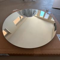 Specchio tondo con led