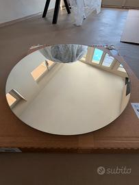 Specchio tondo con led