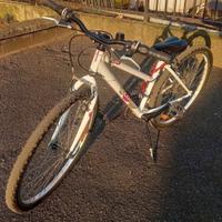 Mountain bike Rockrider in bianco ruote 24 pollici