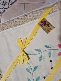 Parure lenzuola e tovaglia da corredo 