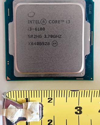 Intel i3-6100 (2 core / 4 thread) 3.7 GHz LGA 1151