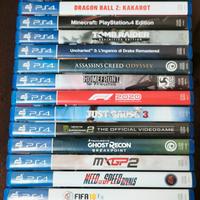 Raccolta giochi ps4