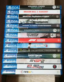 Raccolta giochi ps4