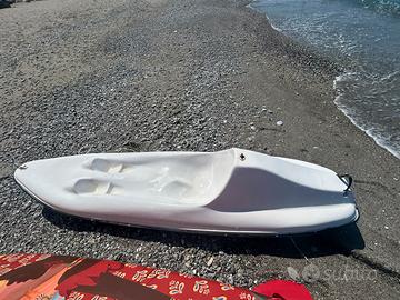 canoa monoposto vetroresina