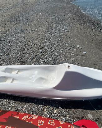 canoa monoposto vetroresina