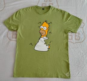 Maglietta T-shirt Homer Simpson Siepe The Simpson