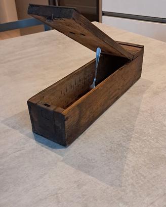 cassetta in legno per intenditori