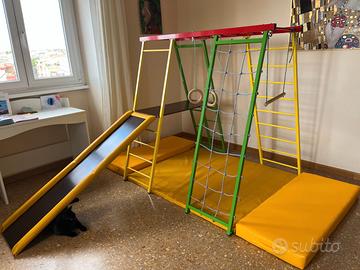 Palestra/parco giochi da interno/esterno 2-10 anni