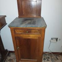 COMODINI VINTAGE, piano in marmo, cm41.5x33.5xh113