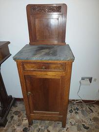 COMODINI VINTAGE, piano in marmo, cm41.5x33.5xh113