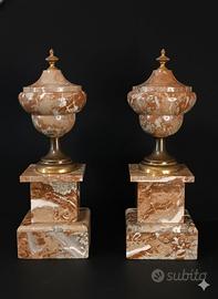 Coppia di cassolette francesi in marmo!