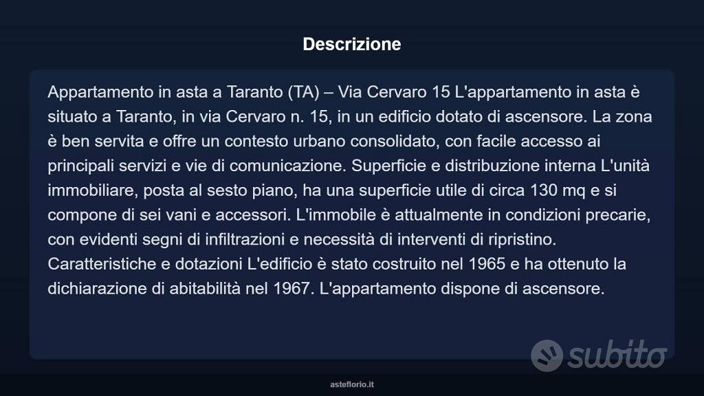 Appartamento – Taranto - Vista 4